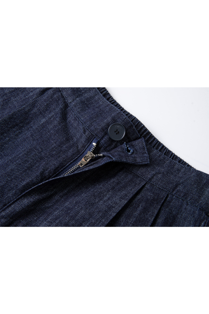 Old Money Style Pure Cotton Denim Suit