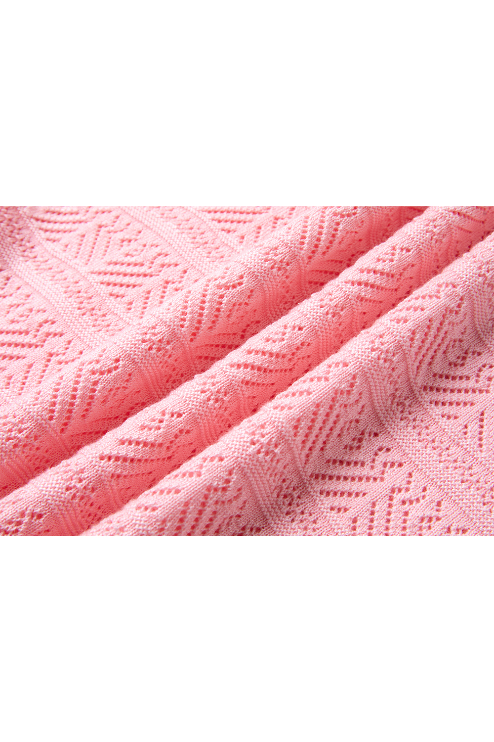 Openwork Striped Sweater