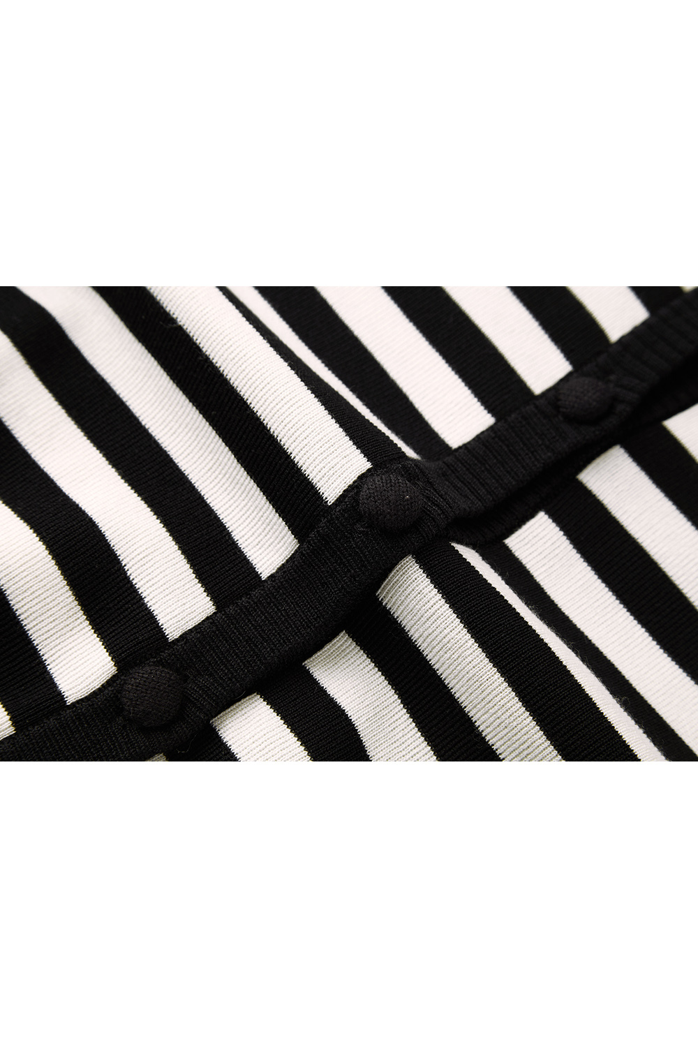 Hooded Striped Knit Cardigan