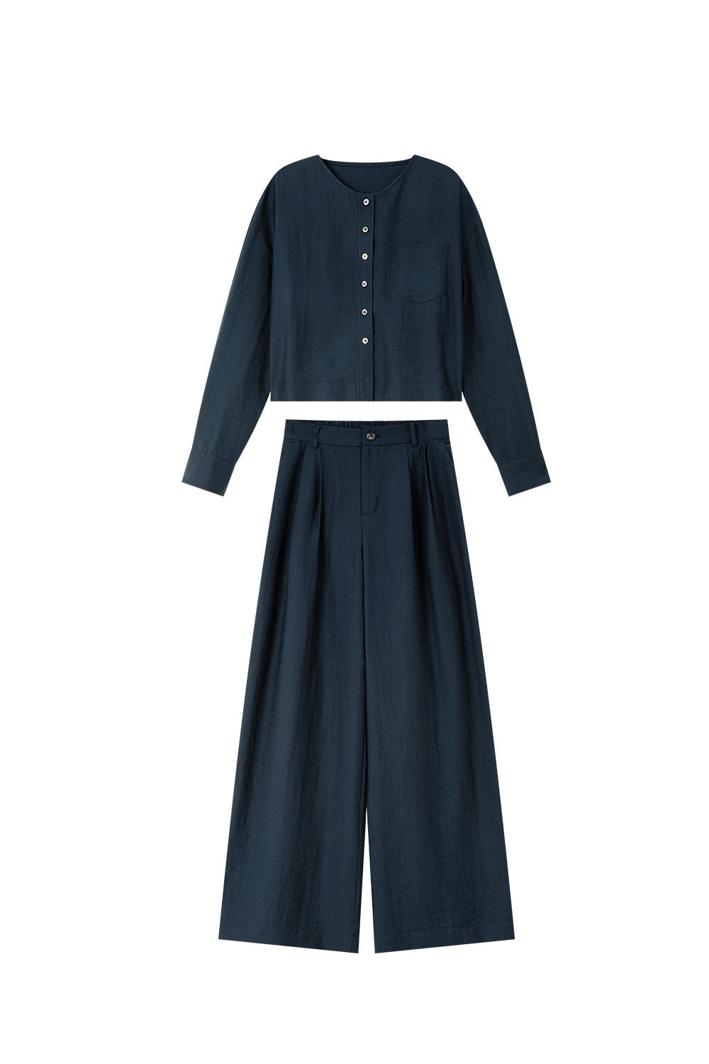 Casual Loose Linen Two-Piece Suit