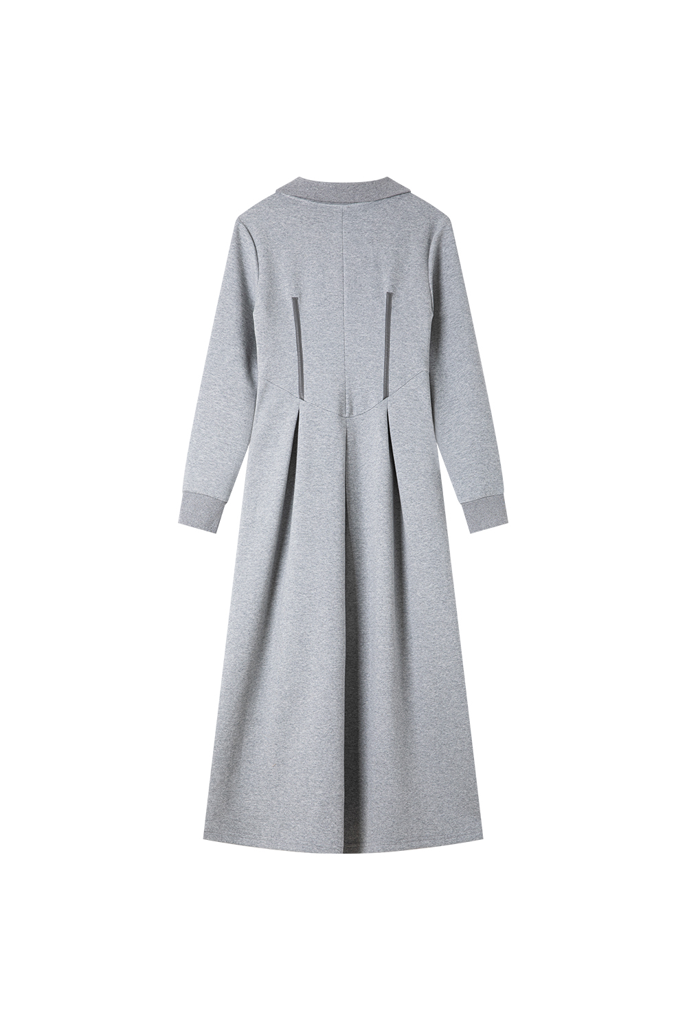 Fashion Stand-Collar Silhouette Dress