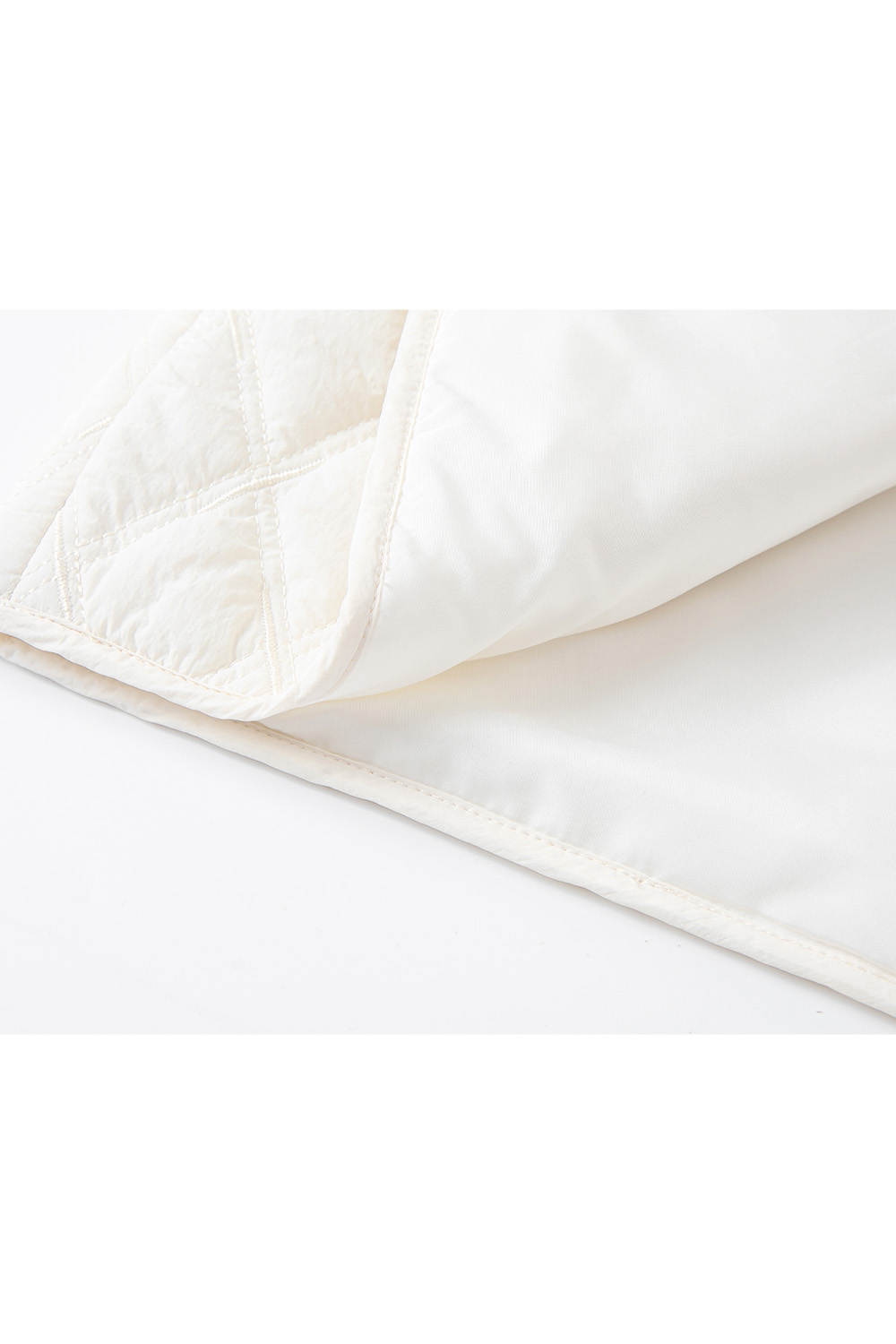 Hooded Diamond Short Cotton Coat-VIMLYSTORE