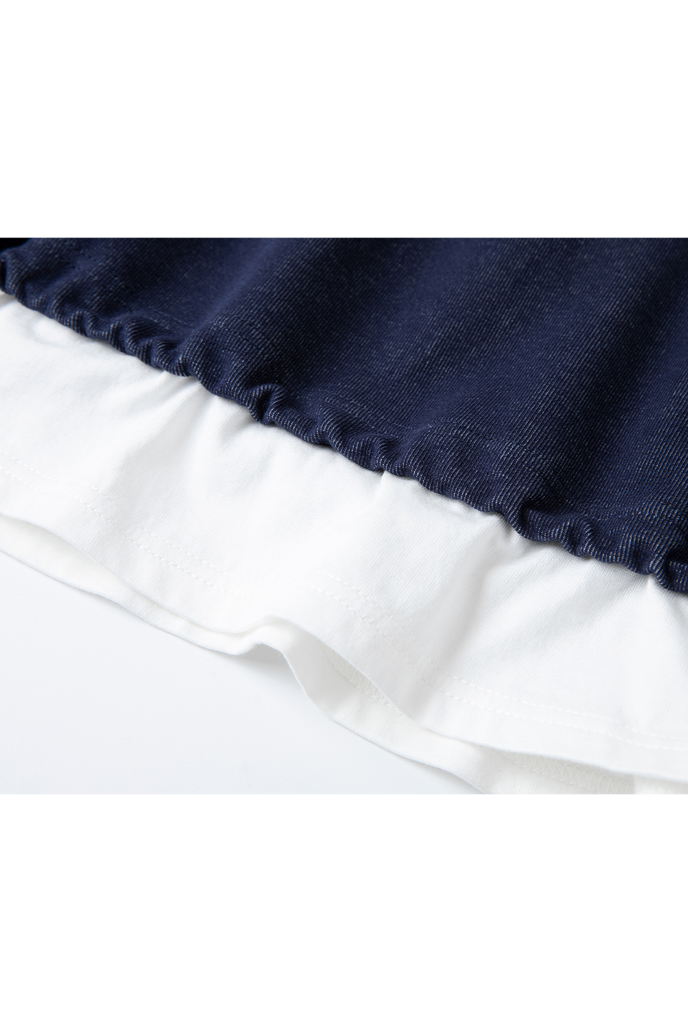 Two-Color Textured Sweatshirt-VIMLYSTORE