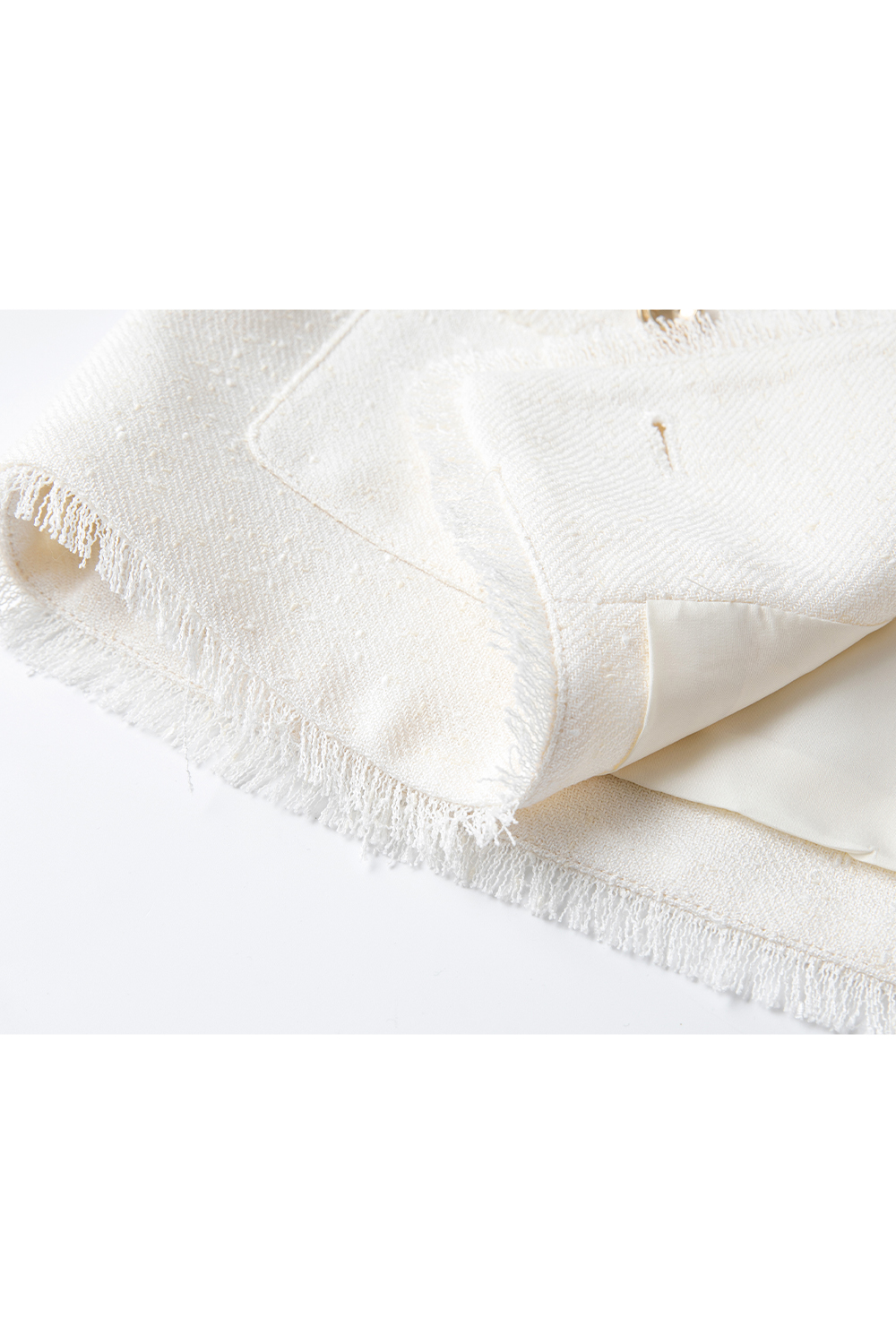 Frayed Edge Exquisite Short Jacket-VIMLYSTORE