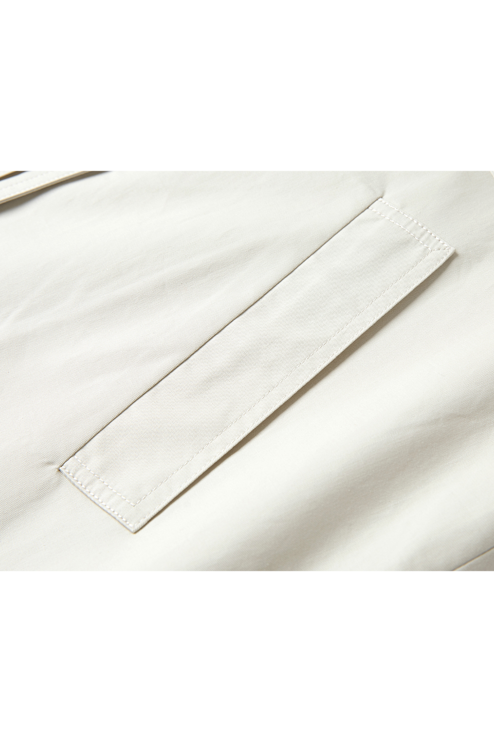 Stand-Up Collar Buttoned Trench Coat-VIMLYSTORE