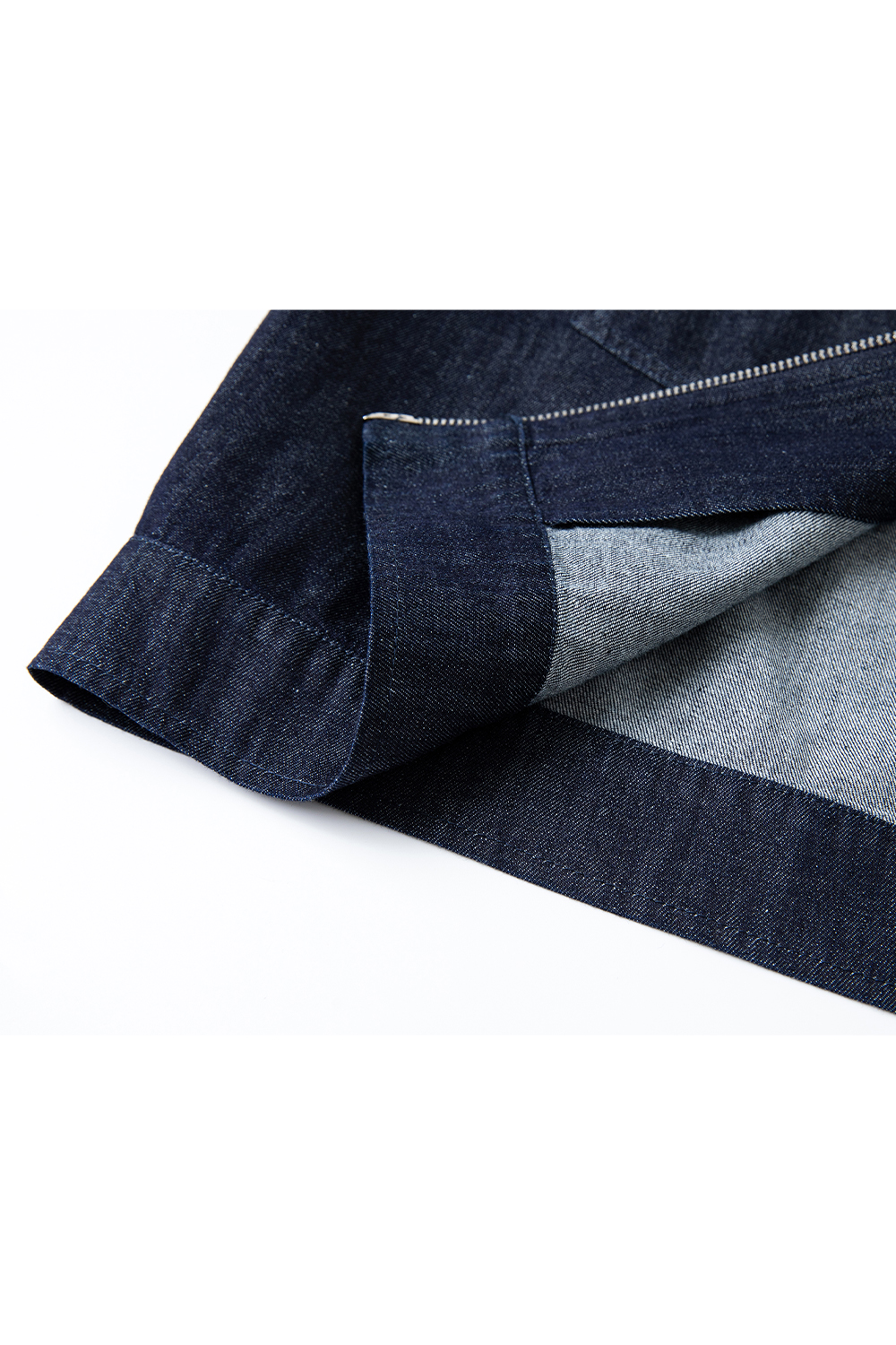 Neckline Design Denim Jacket