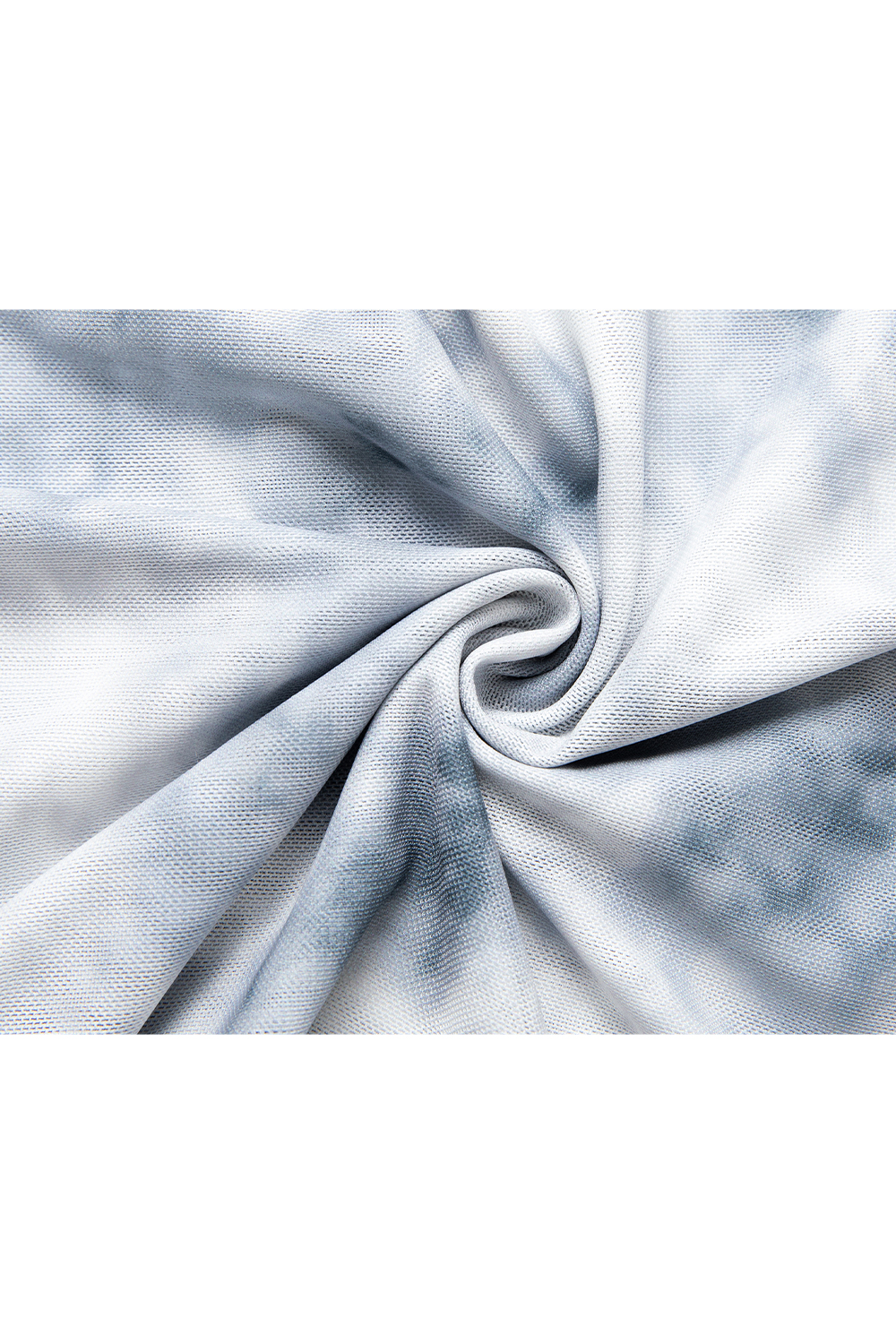 Smudge-dyed Knitted T-shirt-VIMLYSTORE