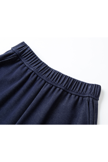 Contrasting Exposed Stitch Knitted Suit