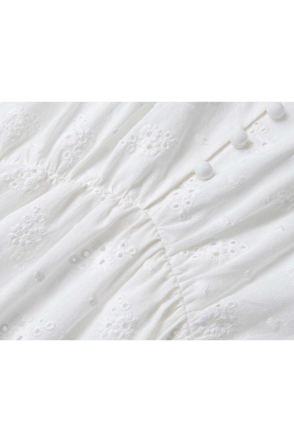 White Broderie Anglaise Dress