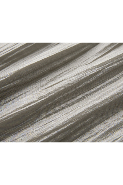 Tea Color Pleated Set