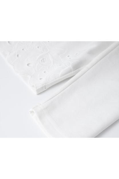Soft Lace Long-Sleeved T-Shirt