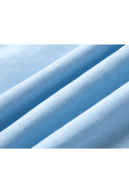 Round Neck Pleated Shirt