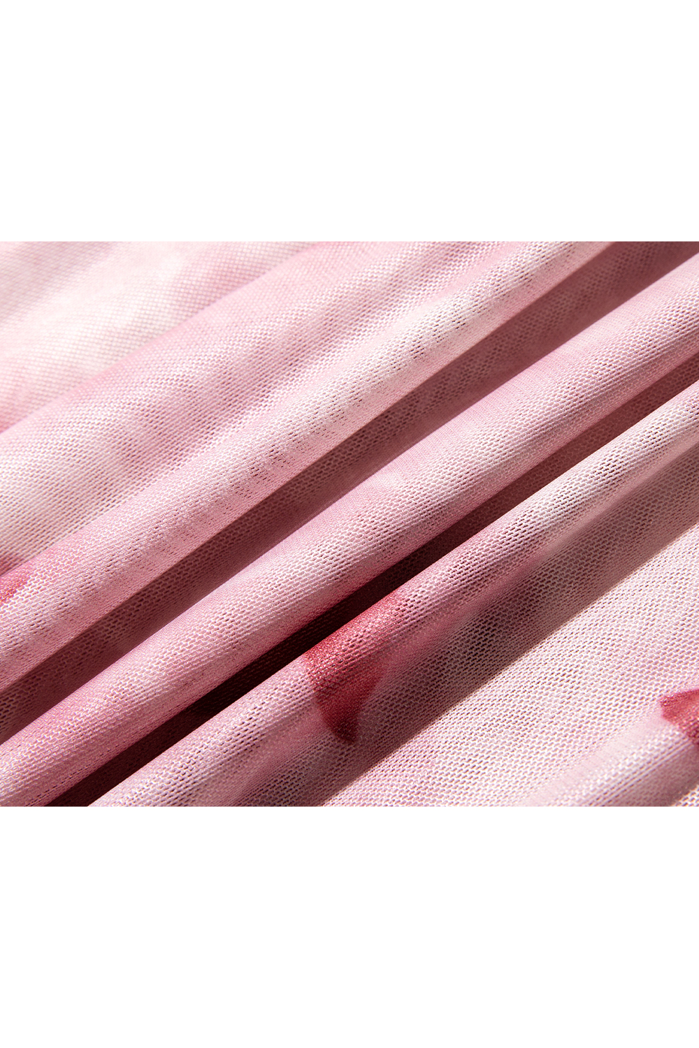 Smudge-dyed Knitted T-shirt-VIMLYSTORE