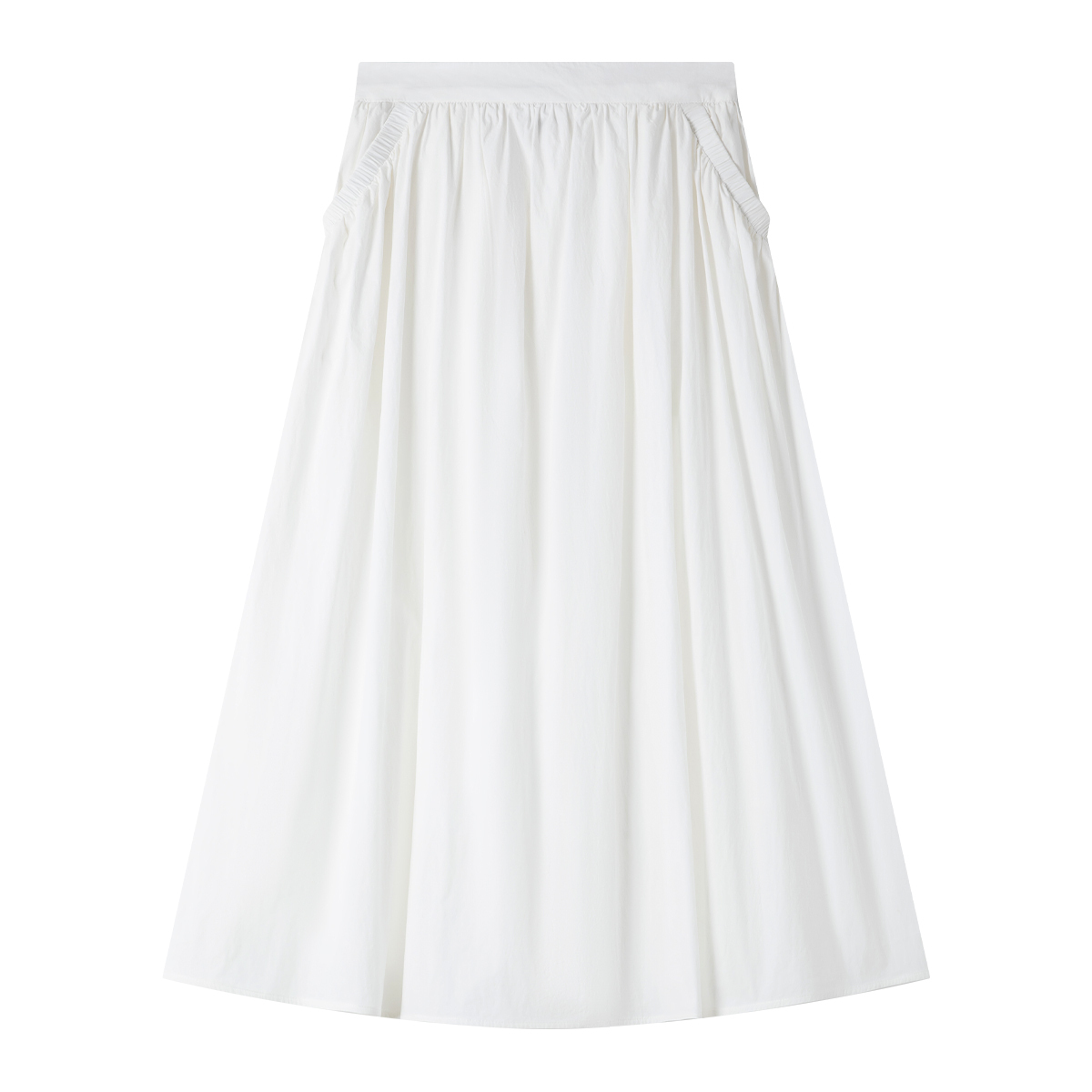 Soft And Loose Woven Umbrella Skirt