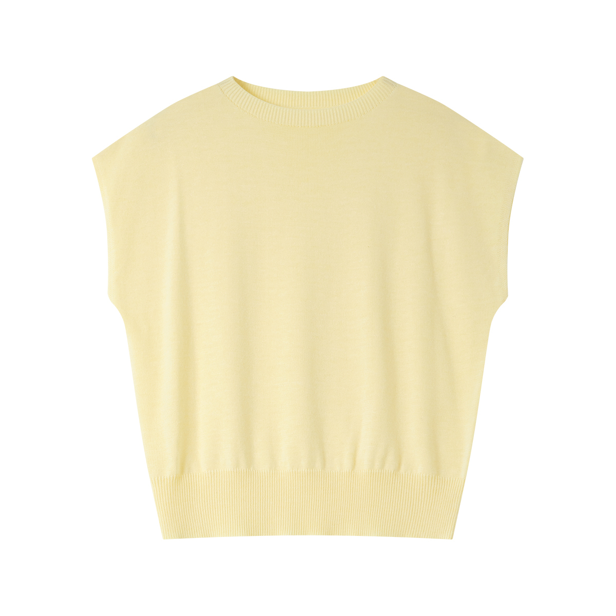 Sleeveless Round Neck Sweater