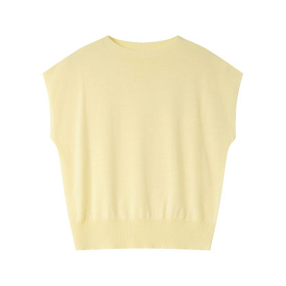 Sleeveless Round Neck Sweater
