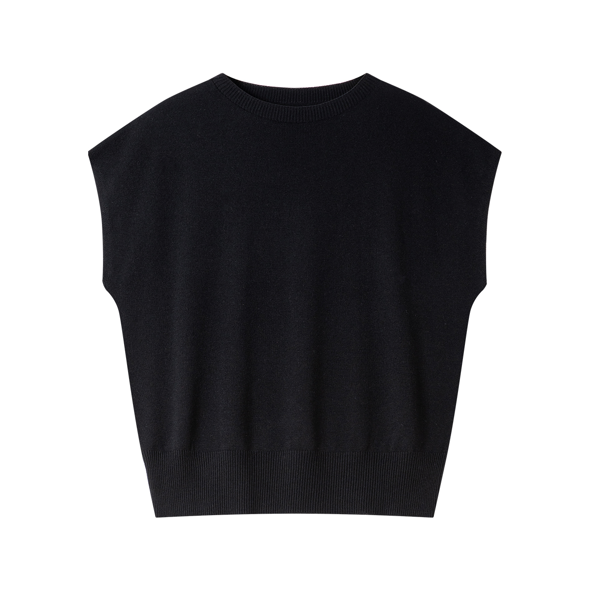 Sleeveless Round Neck Sweater