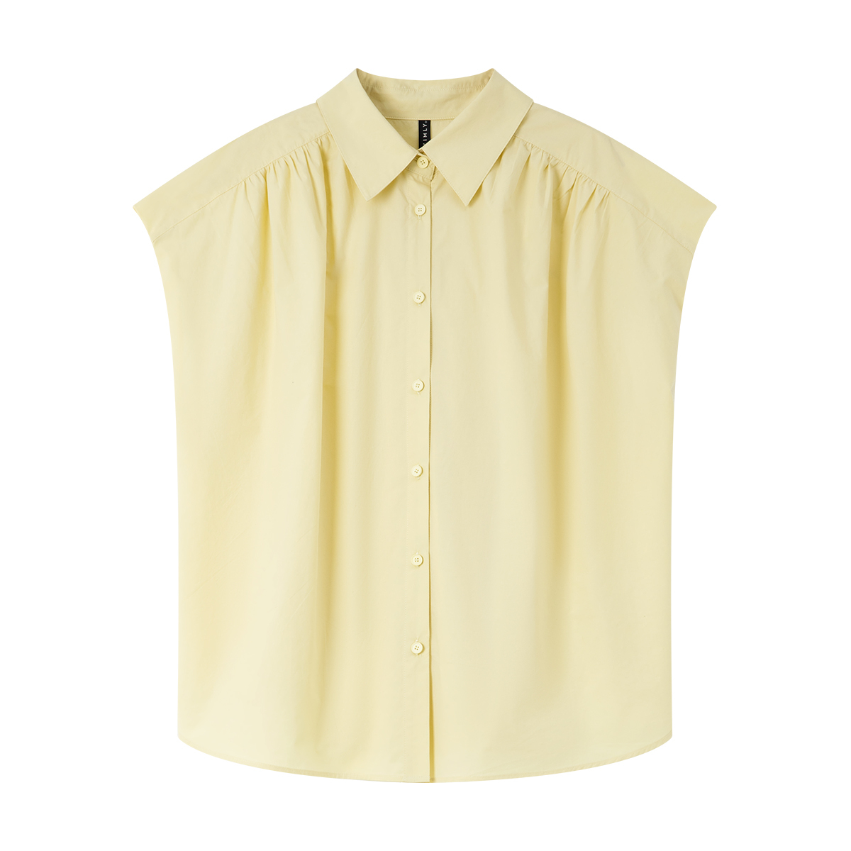 Arc Hem Cotton Shirt