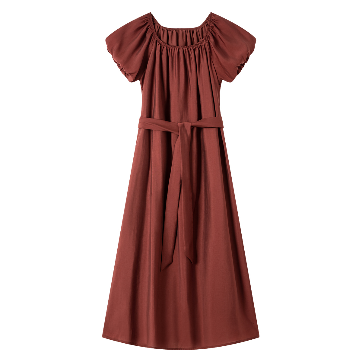 Elegant Puff Sleeve Dress