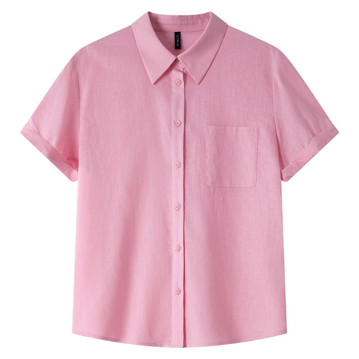 Casual And Elegant Cotton And Linen Shirt