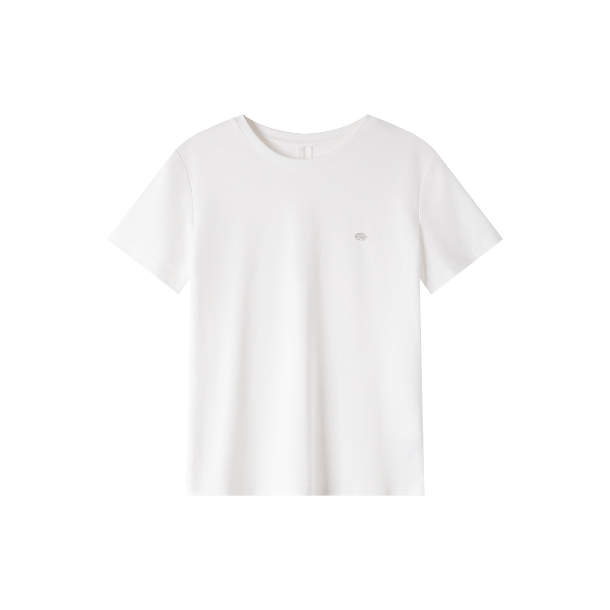 Back Hollow Solid Color T-Shirt