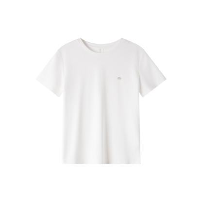 Back Hollow Solid Color T-Shirt