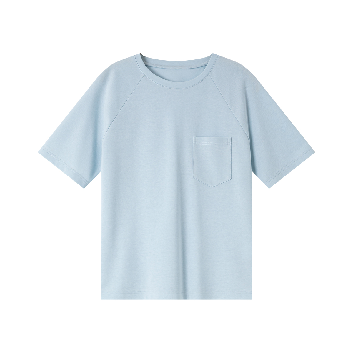Loose T-Shirt With Patch Pockets