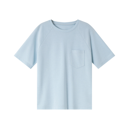 Loose T-Shirt With Patch Pockets