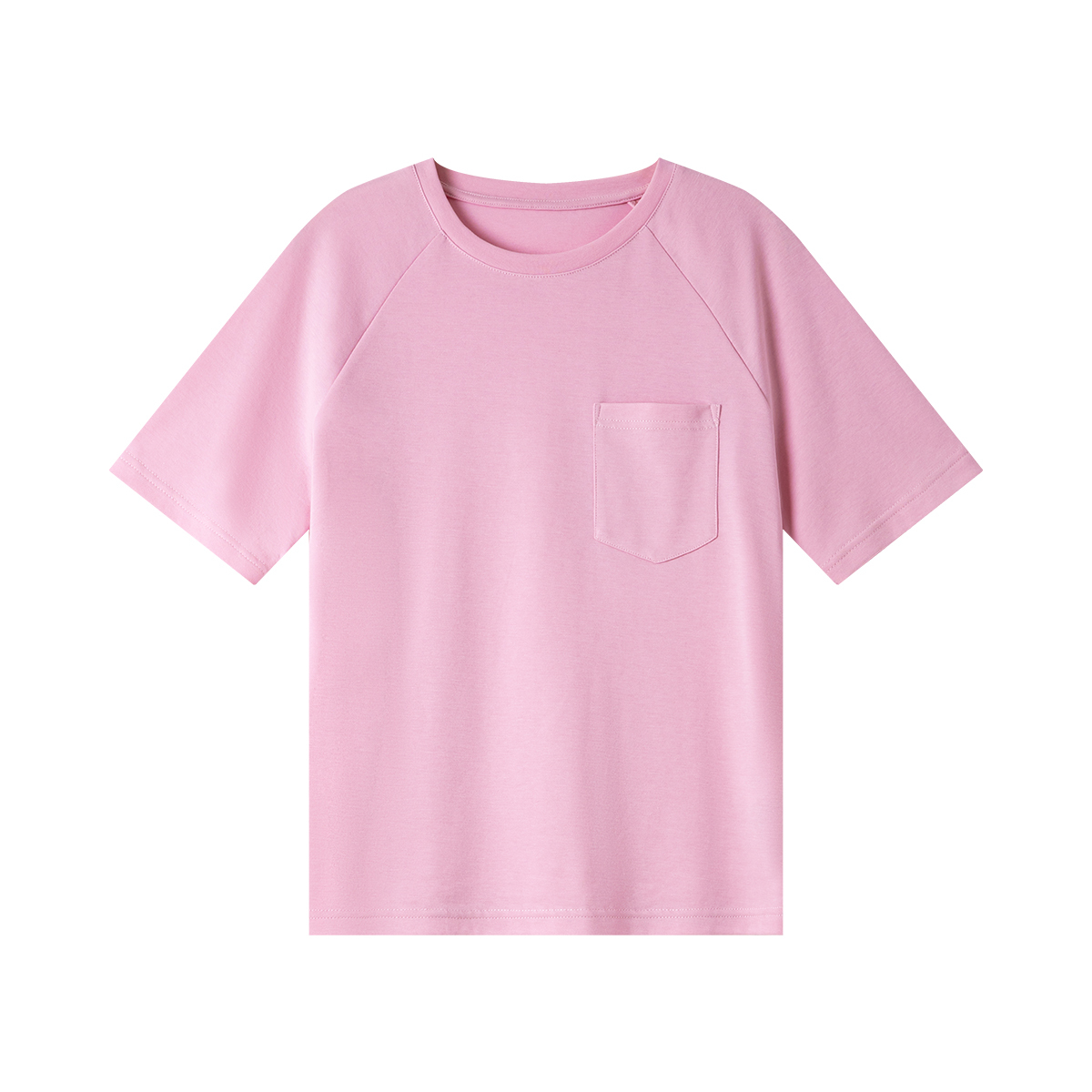 Loose T-Shirt With Patch Pockets