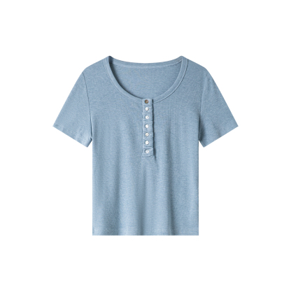 Fashion Casual Straight T-Shirt