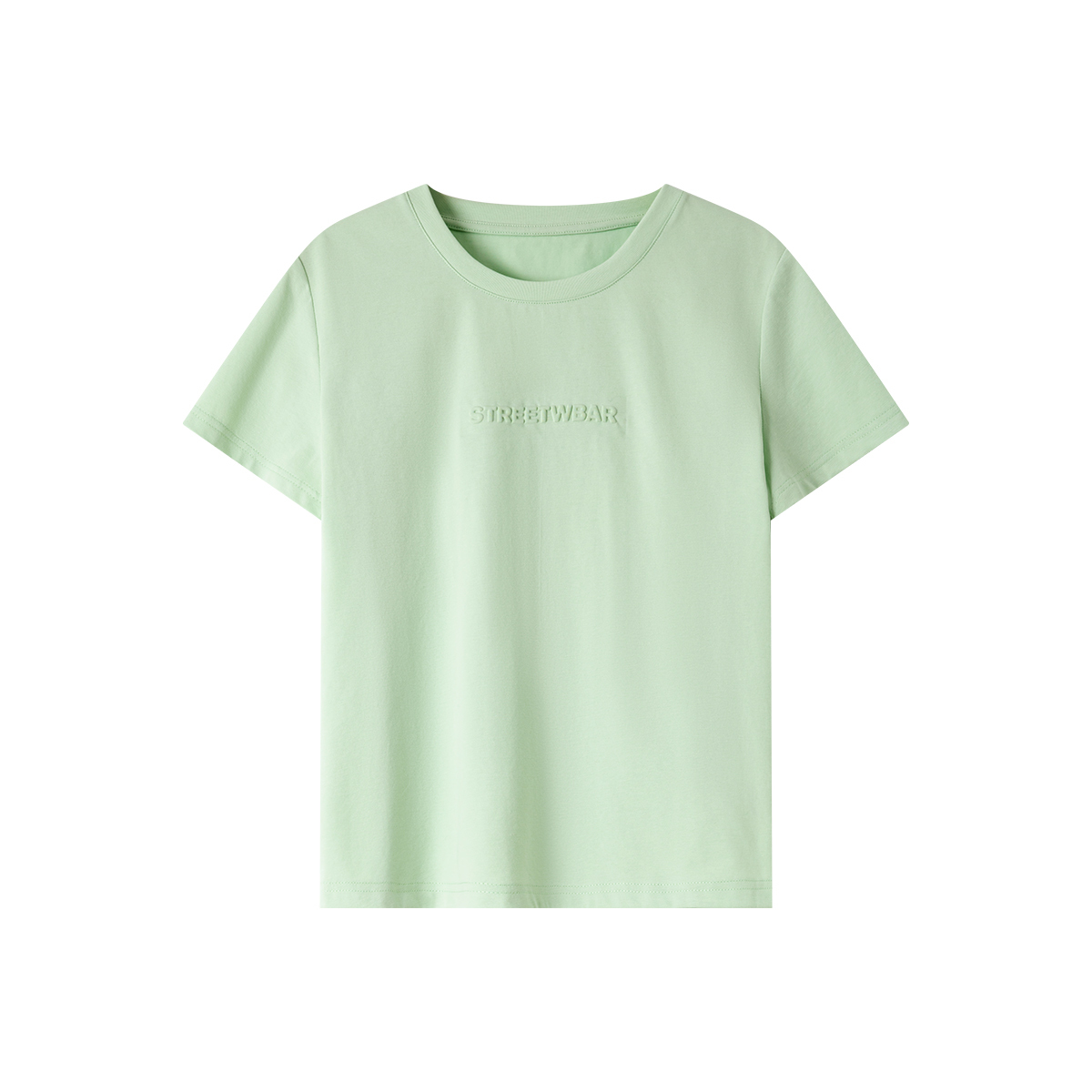 Letter Embossed T-Shirt