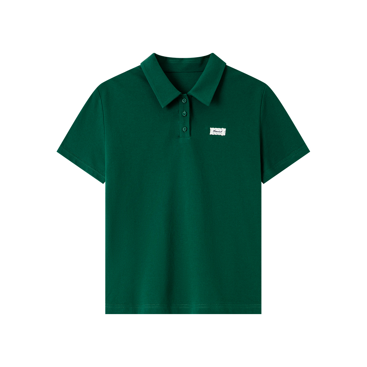 Pure Cotton Short-Sleeved Straight T-Shirt