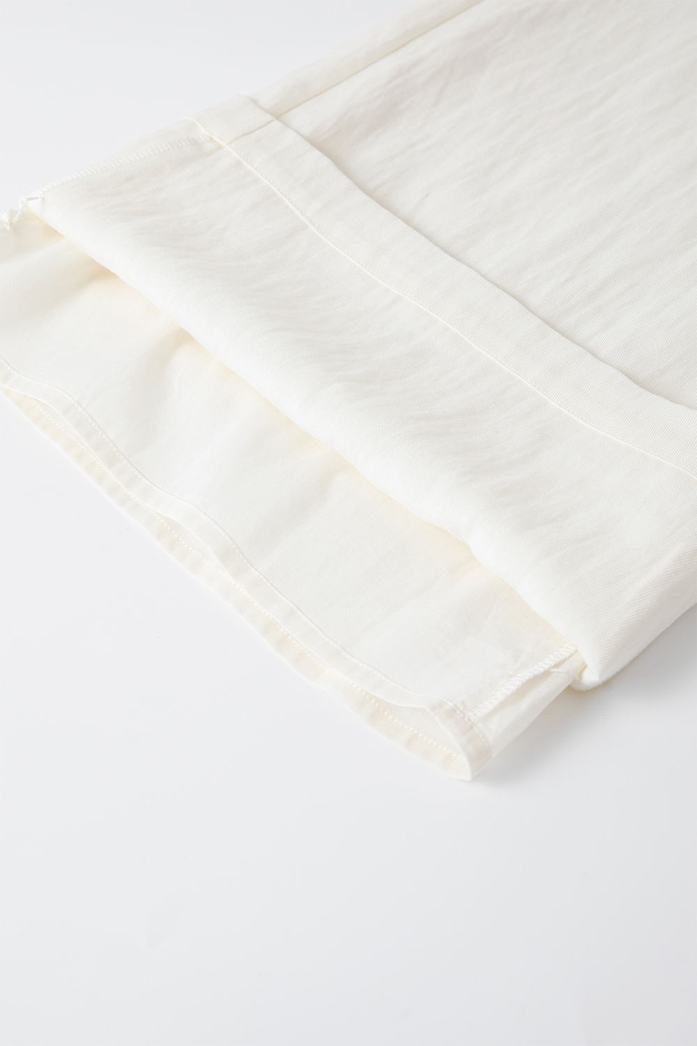 Raw-Edged Vest Straight Suit