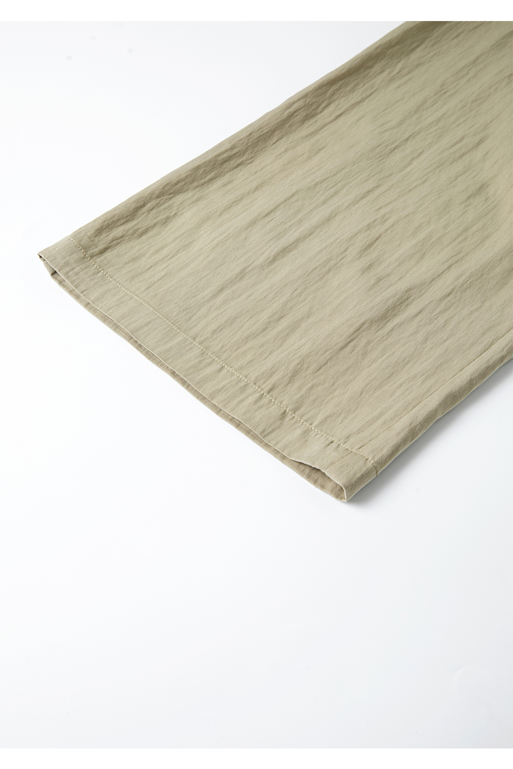 Woven Mid-Waist Casual Wide-Leg Pants