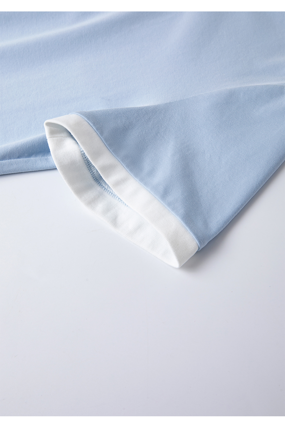 Cotton Blend Straight T-Shirt