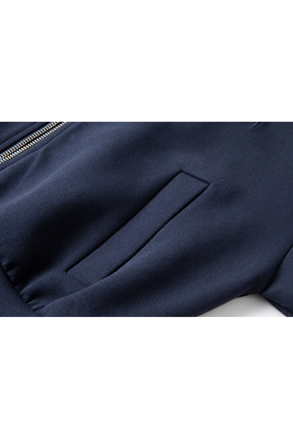 Navy Breton-Stripe Peplum Top & Wide-Leg Pants Set-VIMLYSTORE