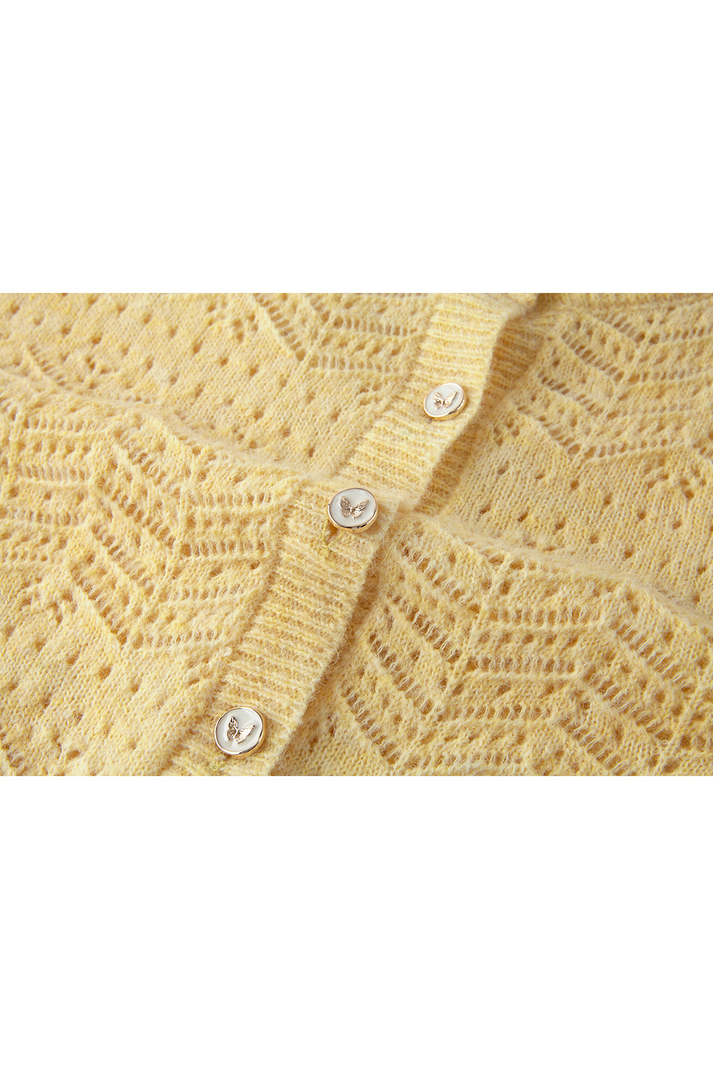 Hollow Crochet Knitted Cardigan