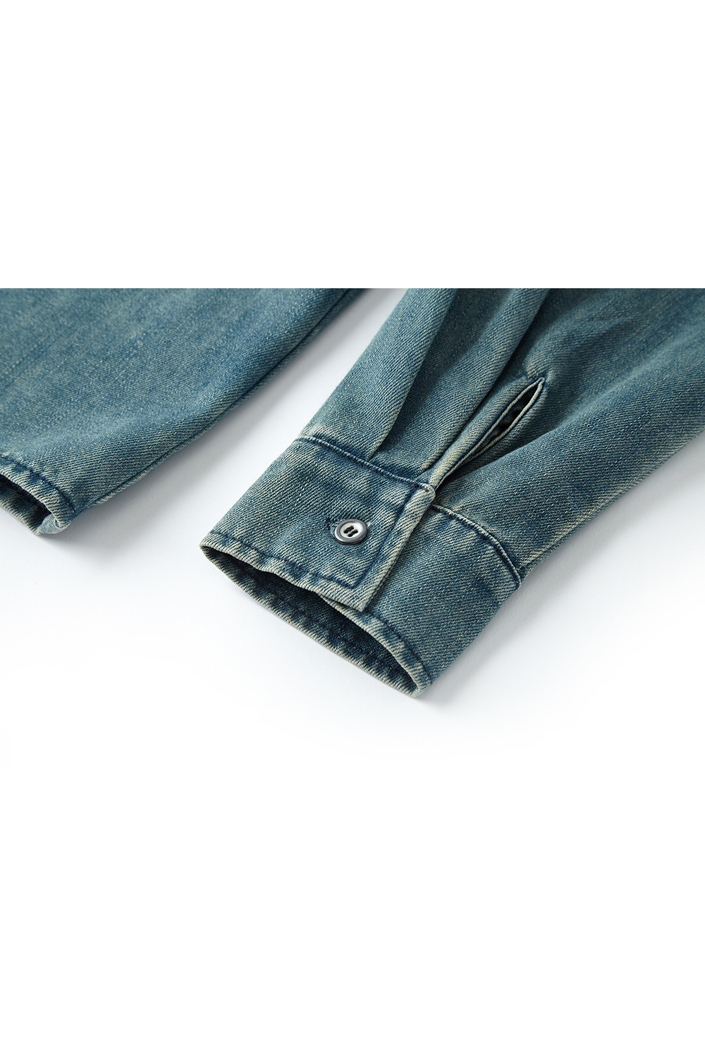 Washed Blue Denim Shirt