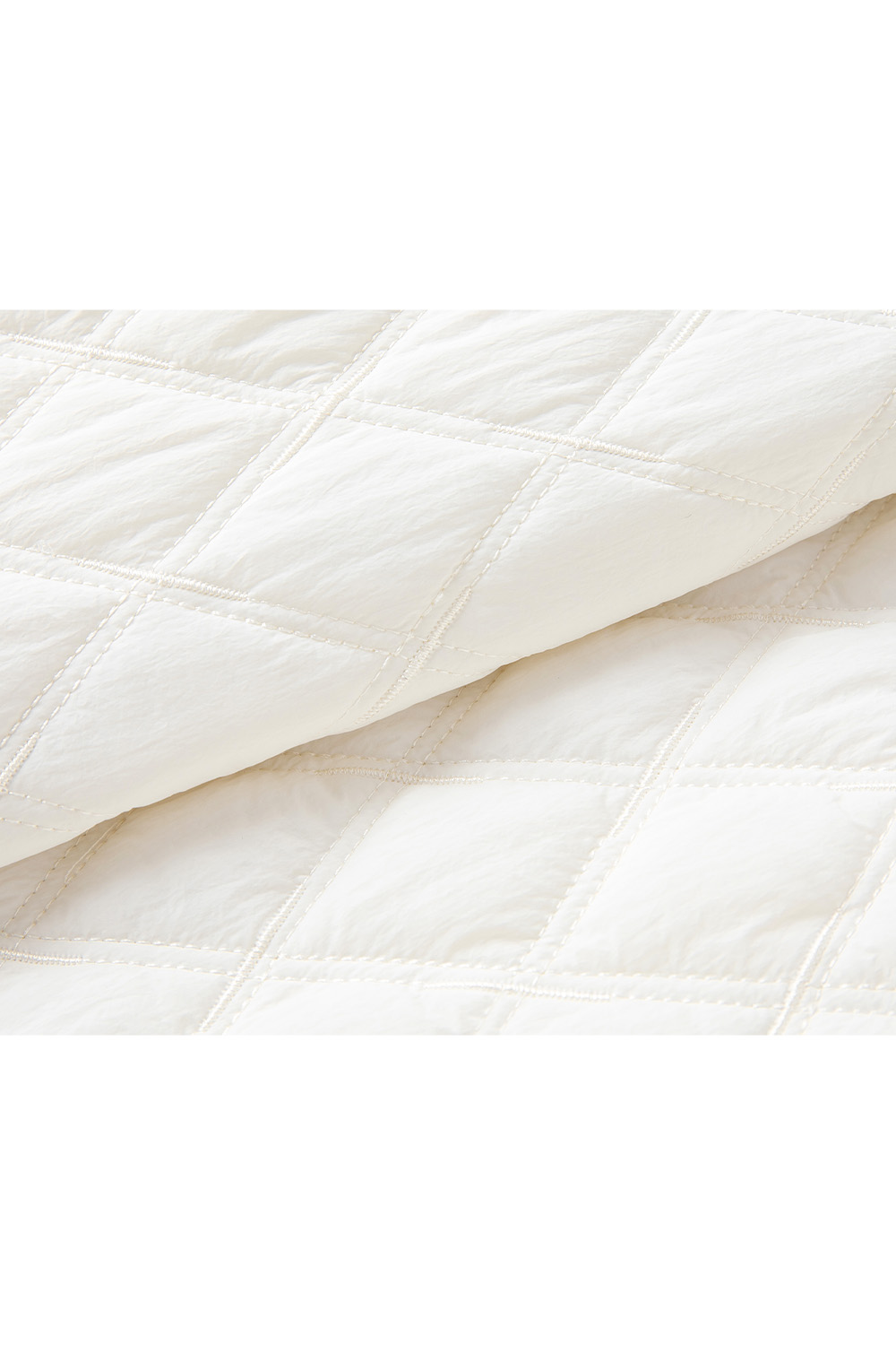 Hooded Diamond Short Cotton Coat-VIMLYSTORE