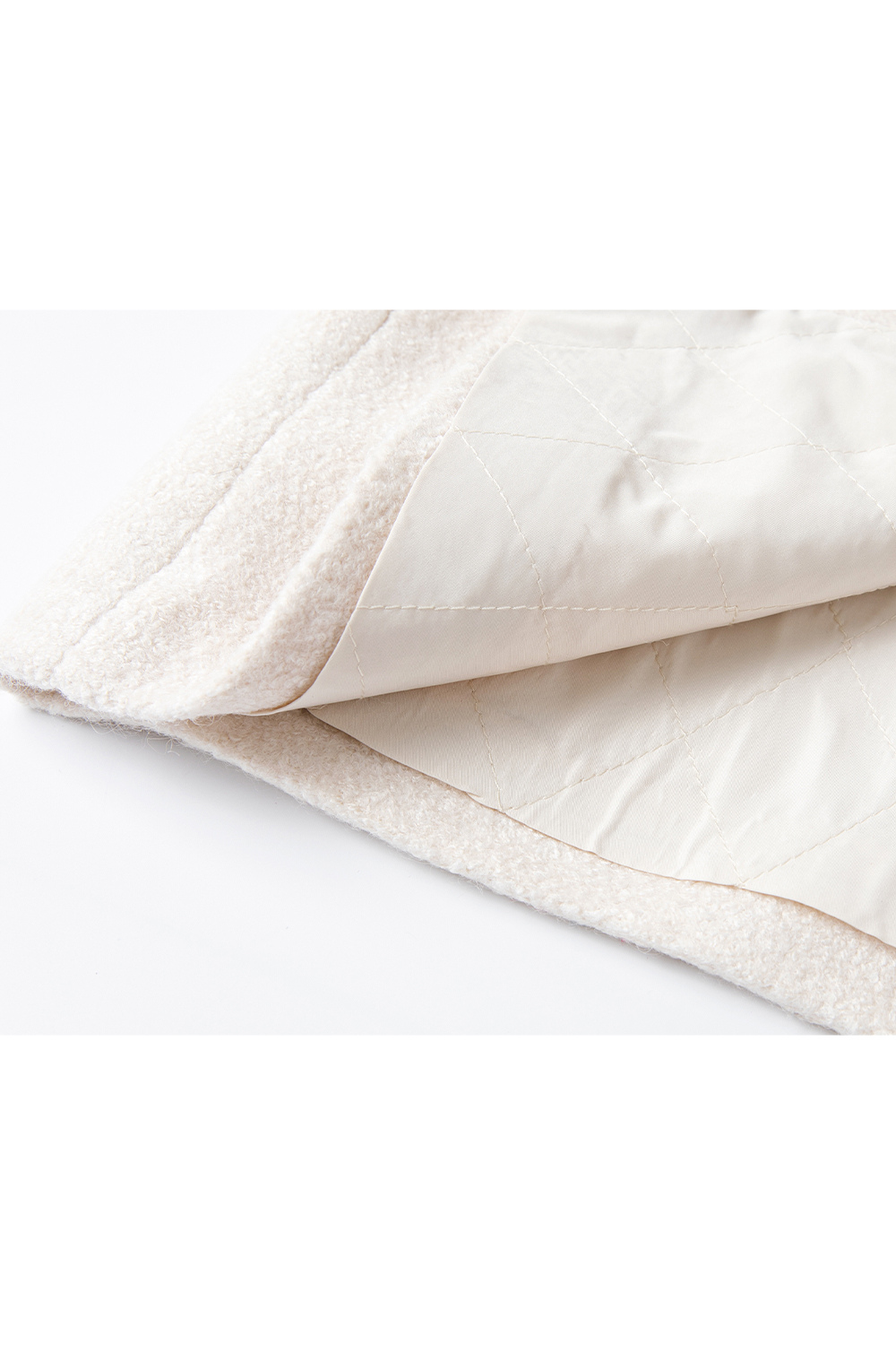 Cotton-padded and Thickened Wool-blended Coat-VIMLYSTORE