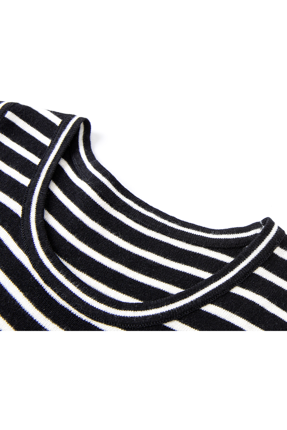 Striped Knitted Two-Piece Suit