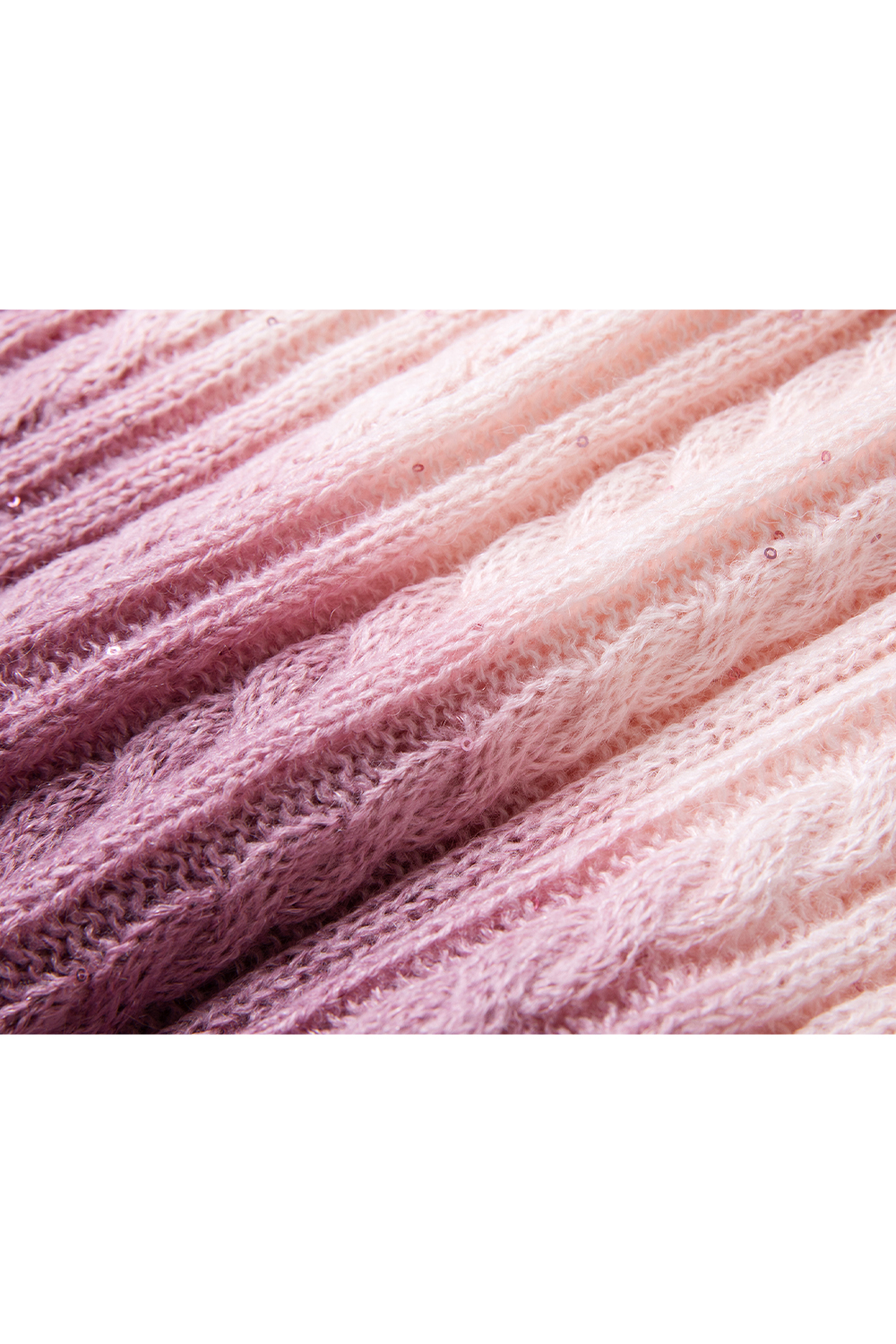 Romantic Gradient Knitted Cardigan