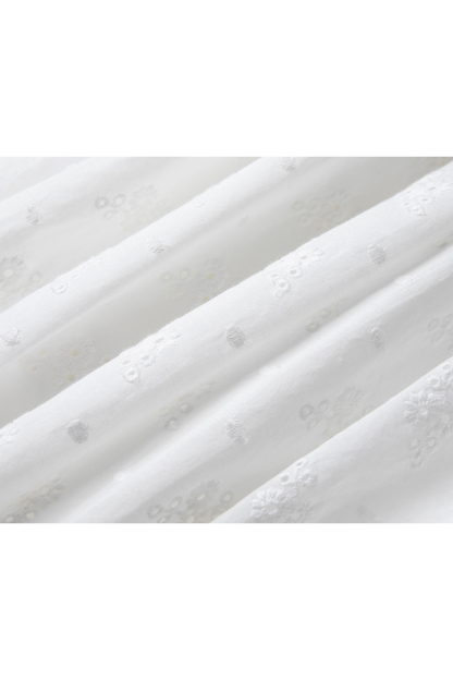 White Broderie Anglaise Dress