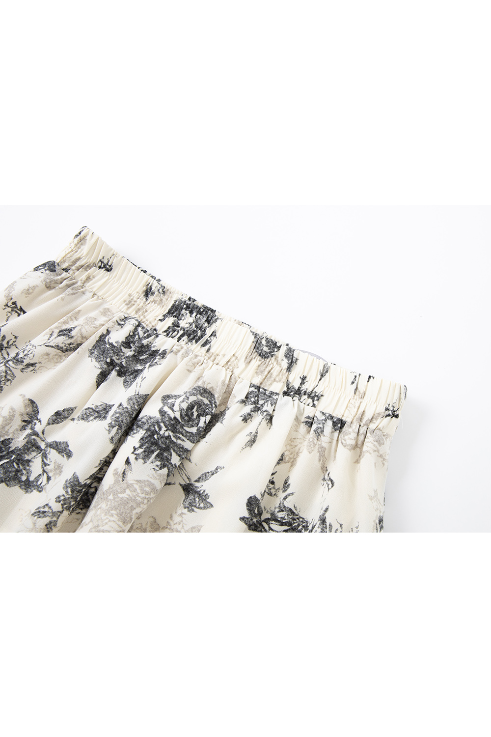 Elegant Casual Floral Skirt Suit