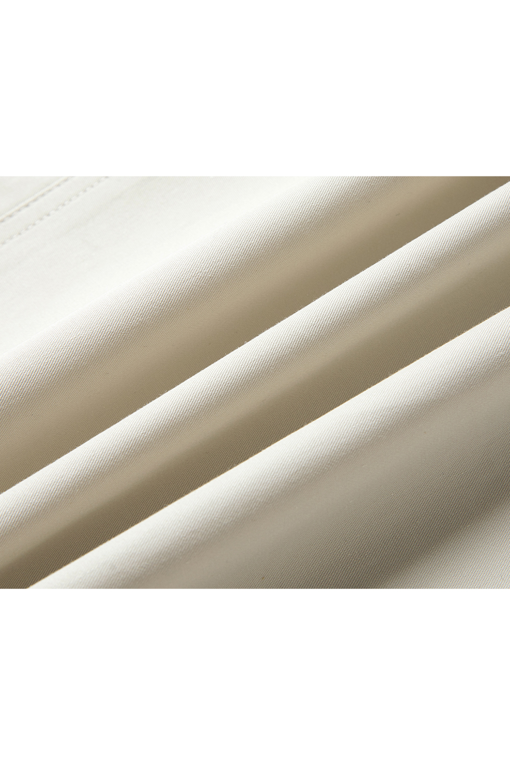 Stand-Up Collar Buttoned Trench Coat-VIMLYSTORE