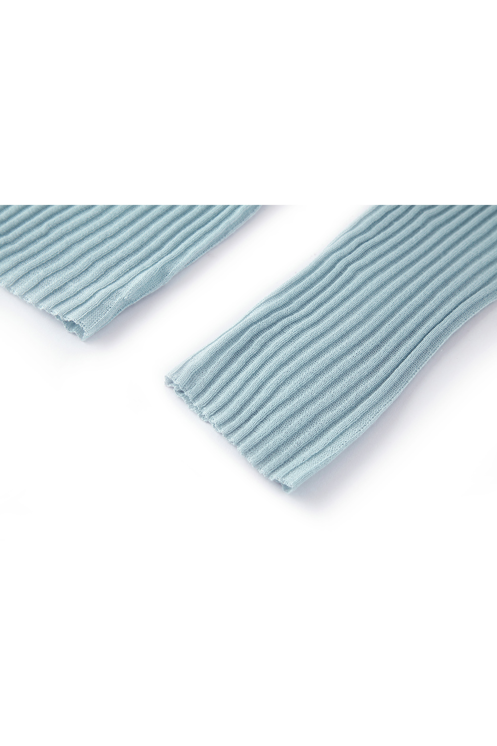 Collar Patchwork with Contrast Knit Cardigan-VIMLYSTORE