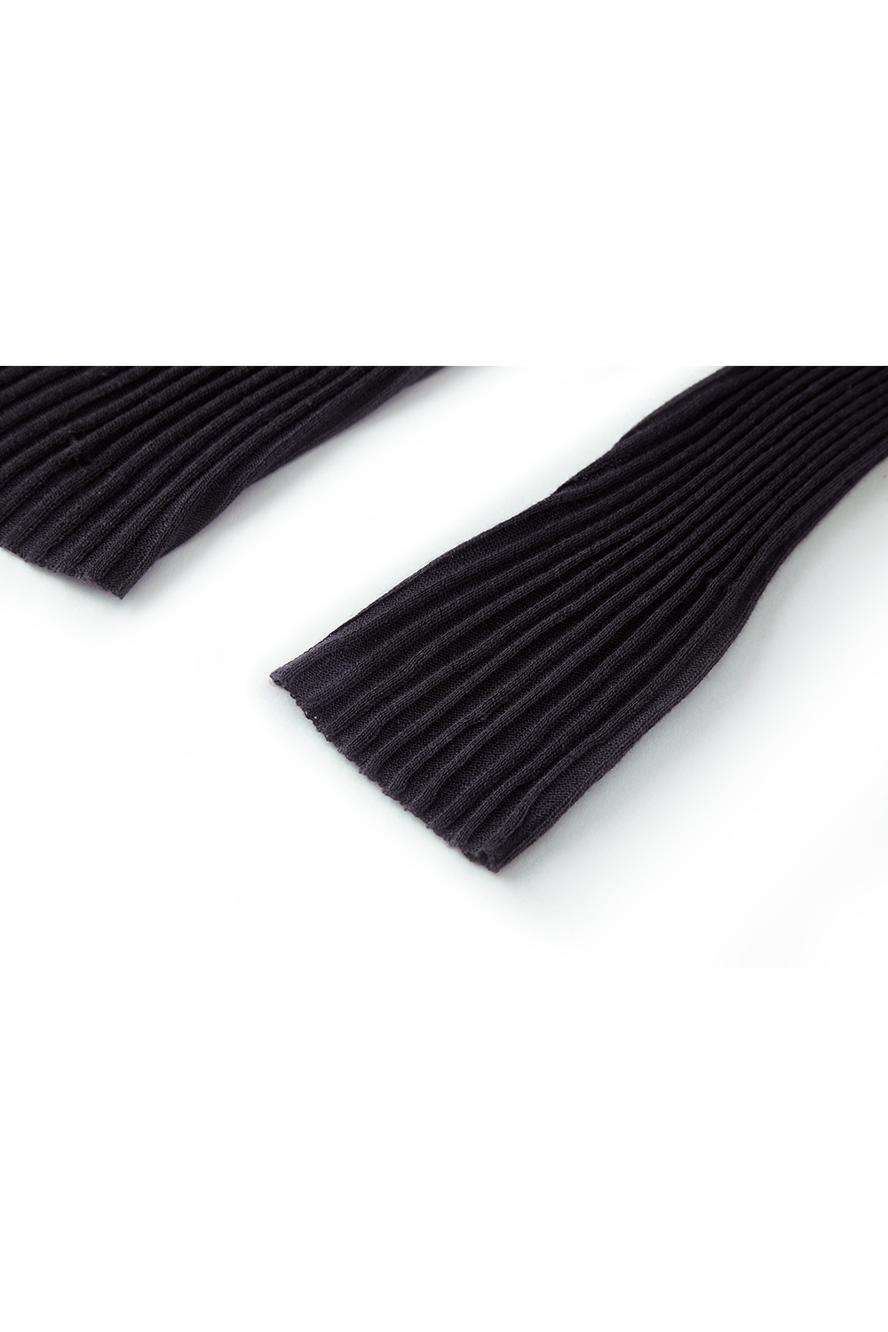 Collar Patchwork with Contrast Knit Cardigan-VIMLYSTORE