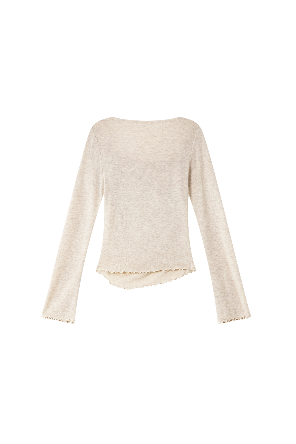 Boat-Neck Wool Knit Sweater with Statement Sleeves-VIMLYSTORE