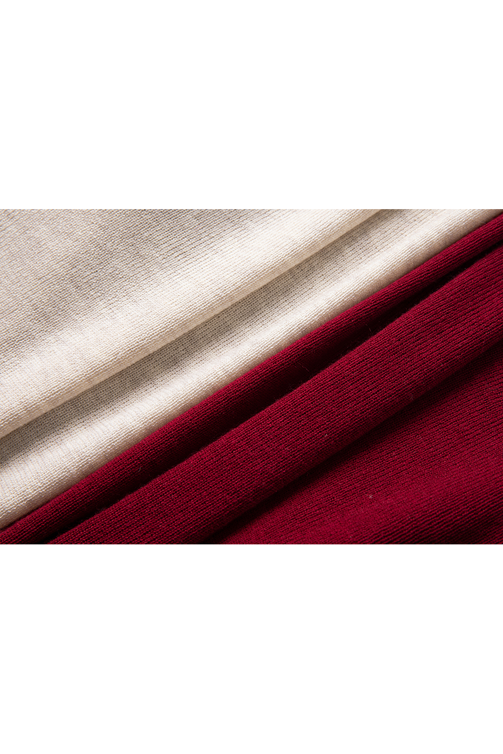 Boat-Neck Wool Knit Sweater with Statement Sleeves-VIMLYSTORE