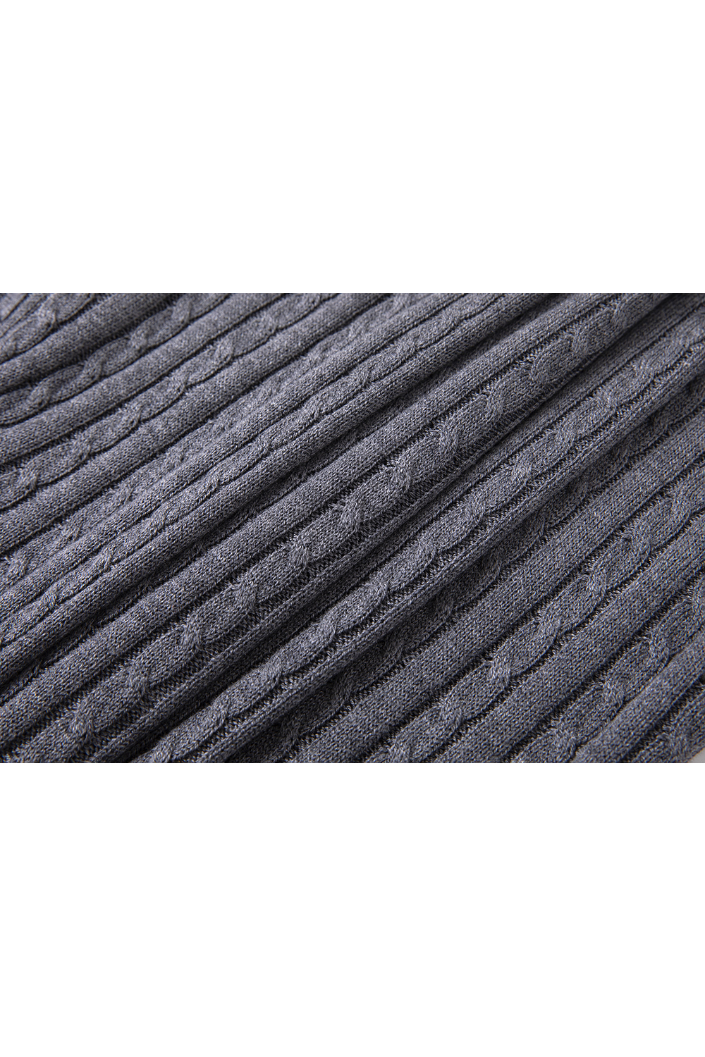 Color-Block Ribbed Knit Cardigan with Faux Underlayer-VIMLYSTORE